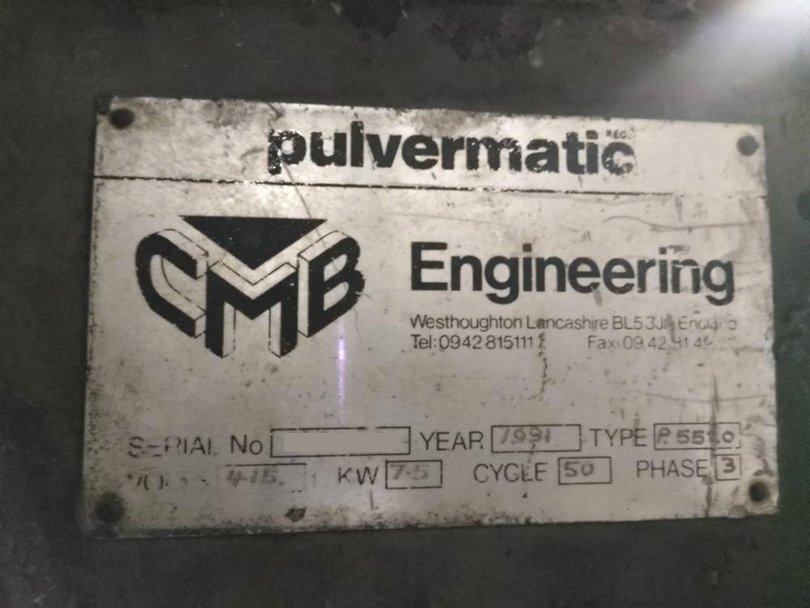 イギリス製破砕機の詳細画像|1枚目