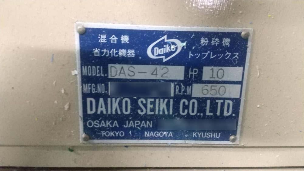 ダイコー精機製粉砕機 DAS-42の詳細画像|3枚目